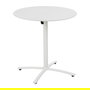Mesa Auxiliar Plegable Blanco Acero 70 X 70 X 72 cm