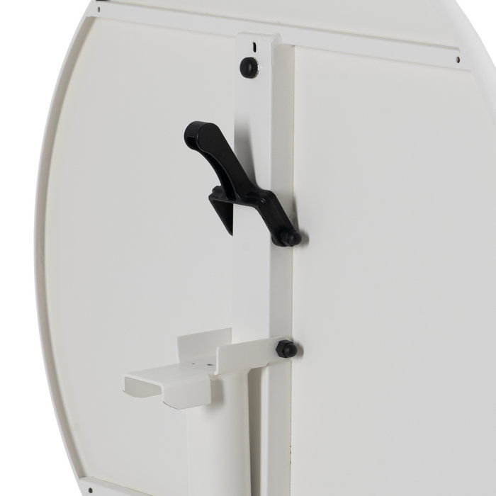 Mesa Auxiliar Plegable Blanco Acero 70 X 70 X 72 cm