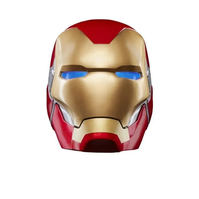 Hasbro HASF90165L0 Casco electrónico Iron Man Marvel Legends con efectos de luz coleccionable premium para adultos