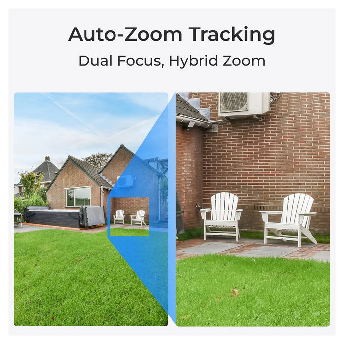 Reolink TrackMix Series P760 Cámara IP PoE Exterior Cableada Visión Nocturna 8MP