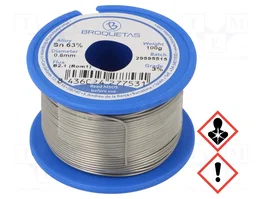 BROQUETAS Sn63Pb37 0,8mm 100g