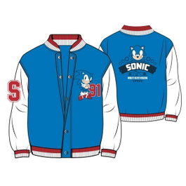 Cerdá Chaqueta Cotton Brushed Baseball Sonic 6 Años Azul