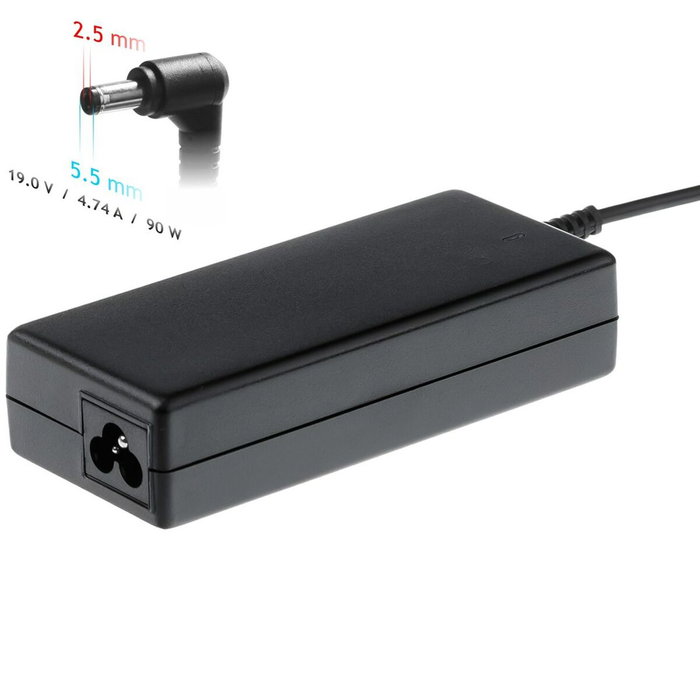 AKYGA Fuente de alimentación para portátiles 90W 19V 4,74A