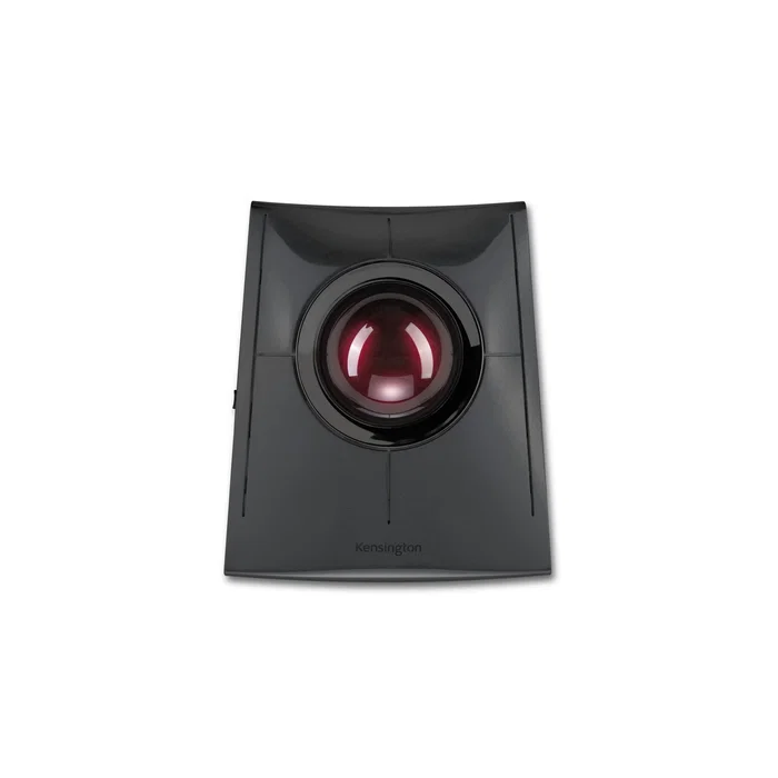 Kensington SlimBlade Pro K72080WW Trackball Inalámbrico y con Cable, Bluetooth + RF 2.4GHz, Ambidiestro, 1600 DPI, Bola 55mm, Recargable, para Windows/macOS, Negro