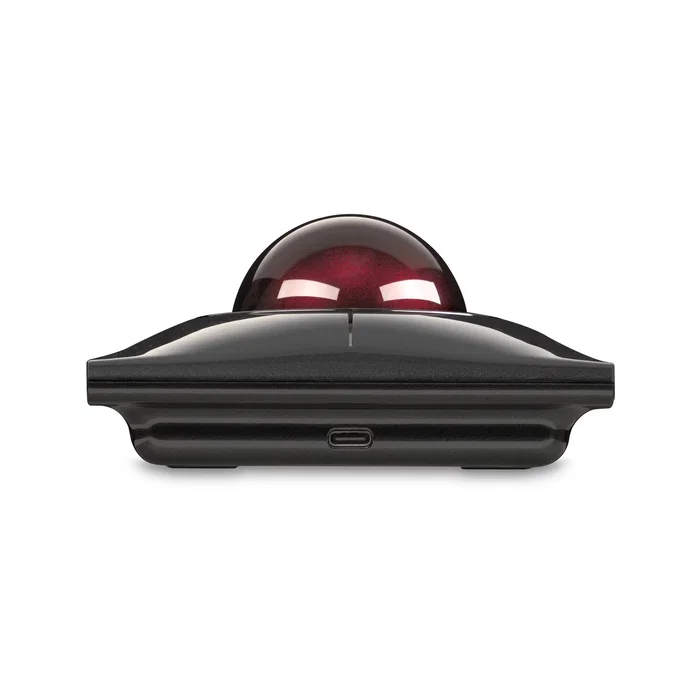 Kensington SlimBlade Pro K72080WW Trackball Inalámbrico y con Cable, Bluetooth + RF 2.4GHz, Ambidiestro, 1600 DPI, Bola 55mm, Recargable, para Windows/macOS, Negro