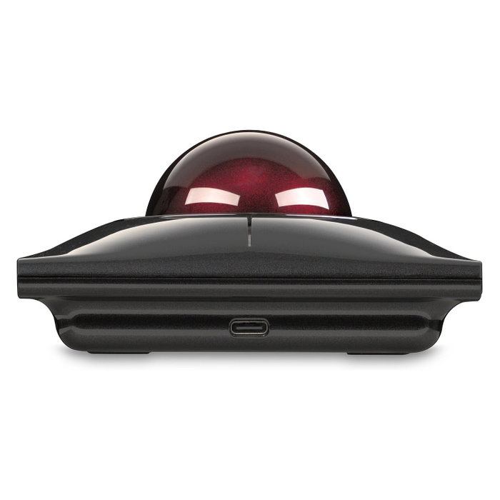 Kensington SlimBlade Pro Ratón Trackball Ambidextro, Trackball de 55 mm, Batería Recargable, Negro, Compatible con Windows 11