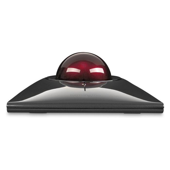 Kensington SlimBlade Pro Ratón Trackball Ambidextro, Trackball de 55 mm, Batería Recargable, Negro, Compatible con Windows 11