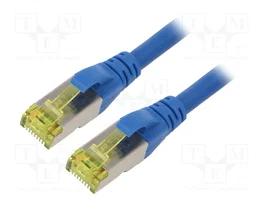 DIGITUS Patch cord Cat 6a S/FTP 2m Azul