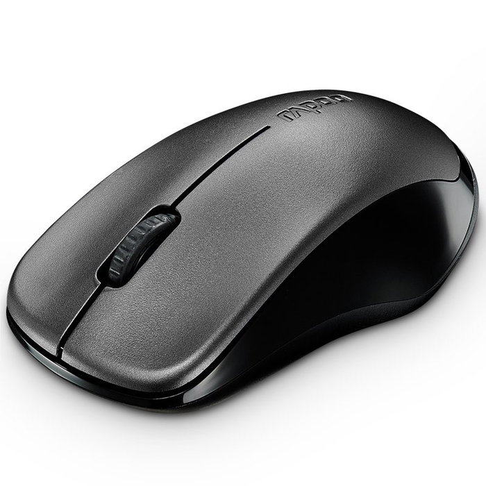 Rapoo Mouse Inalámbrico 1620 2.4 GHz 3 Botones 1000 DPI Negro