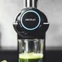 Cecotec Juice&Live 2000 EasyClean - Licuadora Slow Juicer de Prensado en Frío, 150W, 70RPM, 3 Niveles, Filtro EasyClean, Sin BPA, Antigoteo, Negro y Acero Inoxidable