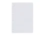Liderpapel Recambio Folios DIN A4, 100 Hojas, 75 g/m², Cuadrícula 3 mm, con Márgenes y 4 Taladros para Archivador