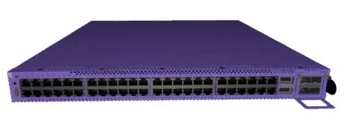 Extreme Networks Conmutador Gestionado 5520-48SE L2/L3 | 48 Puertos Gigabit Ethernet, 2 Puertos QSFP28, Apilable, Montaje en Rack 1U, Color Púrpura, Con Fuente