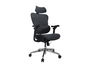 Equip Silla de Oficina Ergonómica 651052 Premium, Malla Transpirable, Ajustes 3D, Soporte Lumbar, Altura Regulable, Mecanismo de Inclinación, Base Aluminio, Color Negro Azulado
