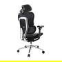 Equip Silla de Oficina Ergonómica 651052 Premium, Malla Transpirable, Ajustes 3D, Soporte Lumbar, Altura Regulable, Mecanismo de Inclinación, Base Aluminio, Color Negro Azulado