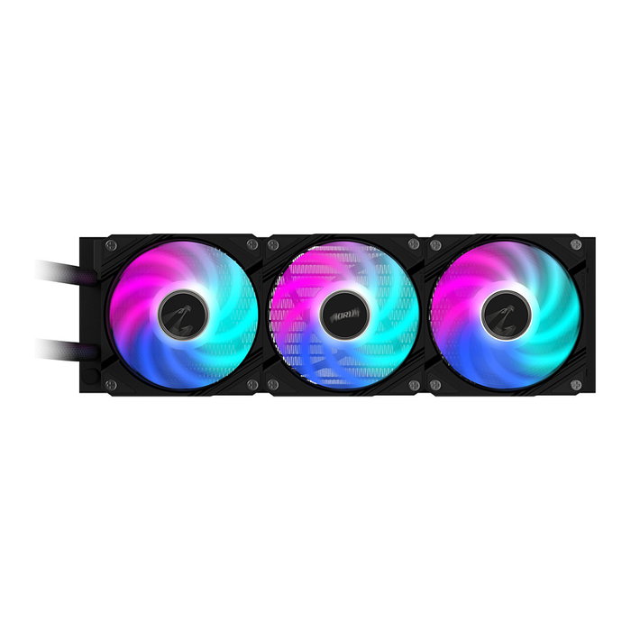 Gigabyte AORUS WATERFORCE II 360 AIO con 3 ventiladores ARGB de 120 mm Gigabyte AORUS WATERFORCE II 360 AIO con 3 ventiladores ARGB de 120 mm