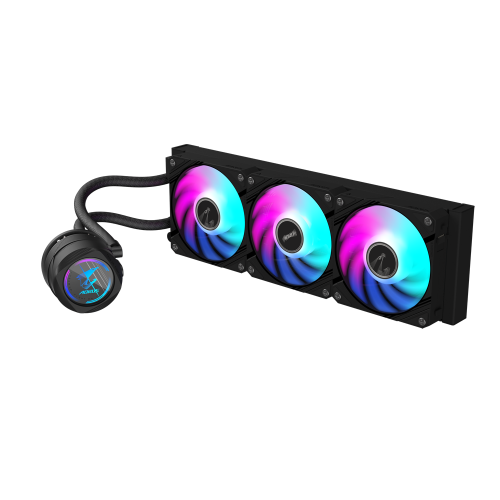 Gigabyte AORUS WATERFORCE II 360 AIO con 3 ventiladores ARGB de 120 mm Gigabyte AORUS WATERFORCE II 360 AIO con 3 ventiladores ARGB de 120 mm