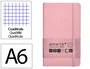 Antartik Cuaderno A6 Tapa Blanda Cuadriculado Rosa Pastel 100 Hojas 80gr Fsc