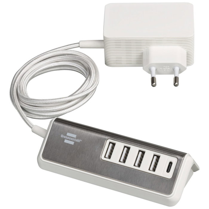 Brennenstuhl USB Multi Charger con 1,5m 4xUSB Tipo A + 1x Tipo C Brennenstuhl USB Multi Charger con 1,5m 4xUSB Tipo A + 1x Tipo C