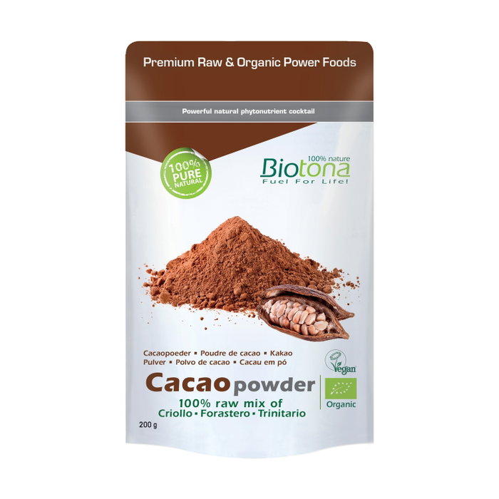 BIOTONA Cacao Raw Powder Bio 200g BIOTONA Cacao Raw Powder Bio 200g