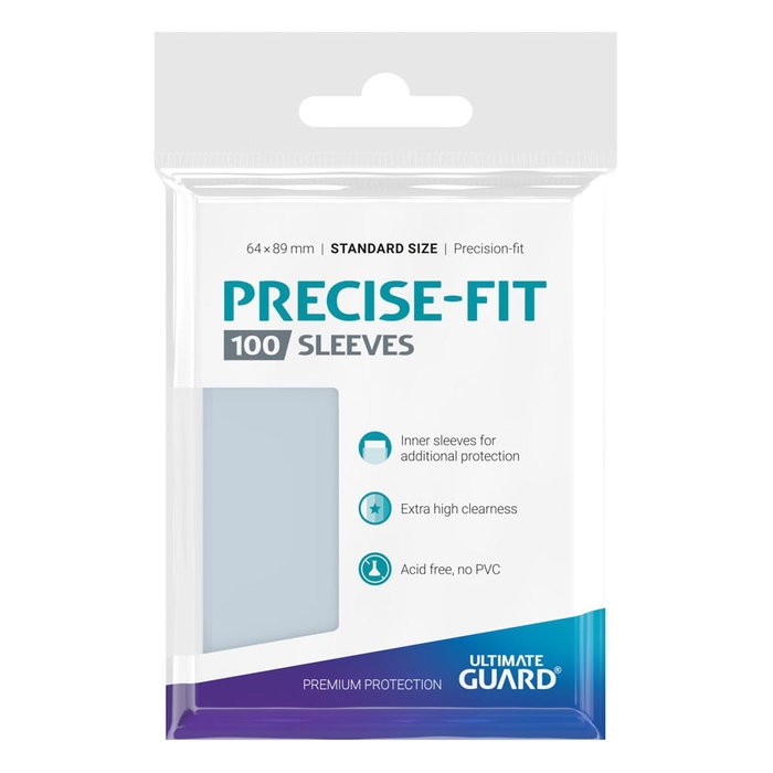 Ultimate Guard Precise-Fit Sleeves Standard Size (100) Ultimate Guard Precise-Fit Sleeves Standard Size (100)