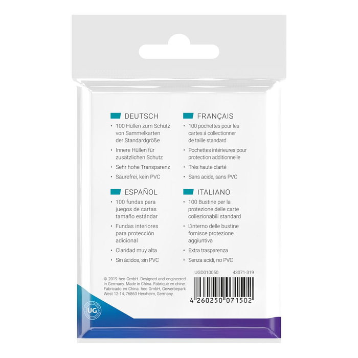 Ultimate Guard Precise-Fit Sleeves Standard Size (100) Ultimate Guard Precise-Fit Sleeves Standard Size (100)