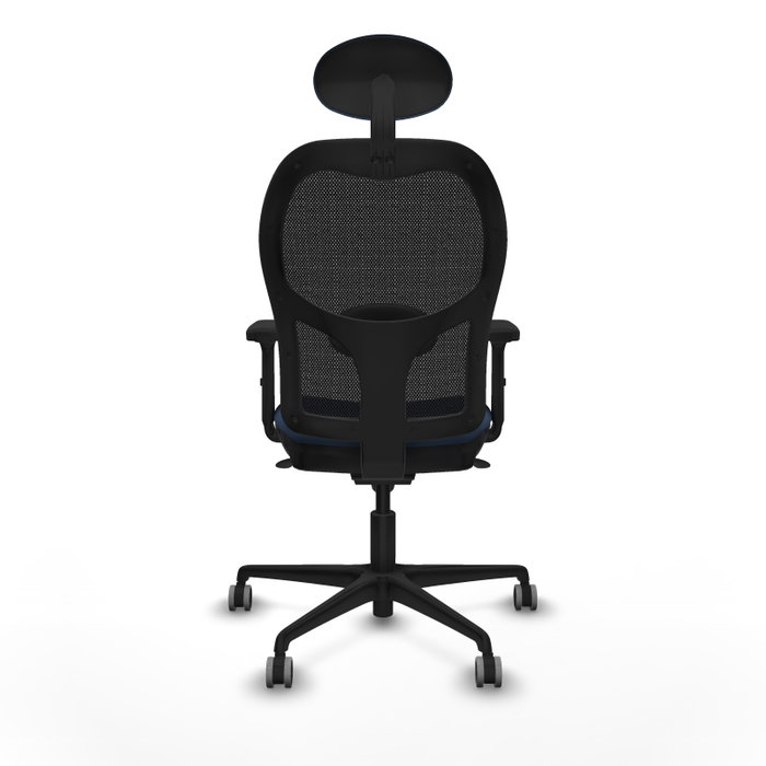 PIQUERAS Y CRESPO Silla de oficina Jorquera con mecanismo Sincro, Azul marino y Negro PIQUERAS Y CRESPO Silla de oficina Jorquera con mecanismo Sincro, Azul marino y Negro