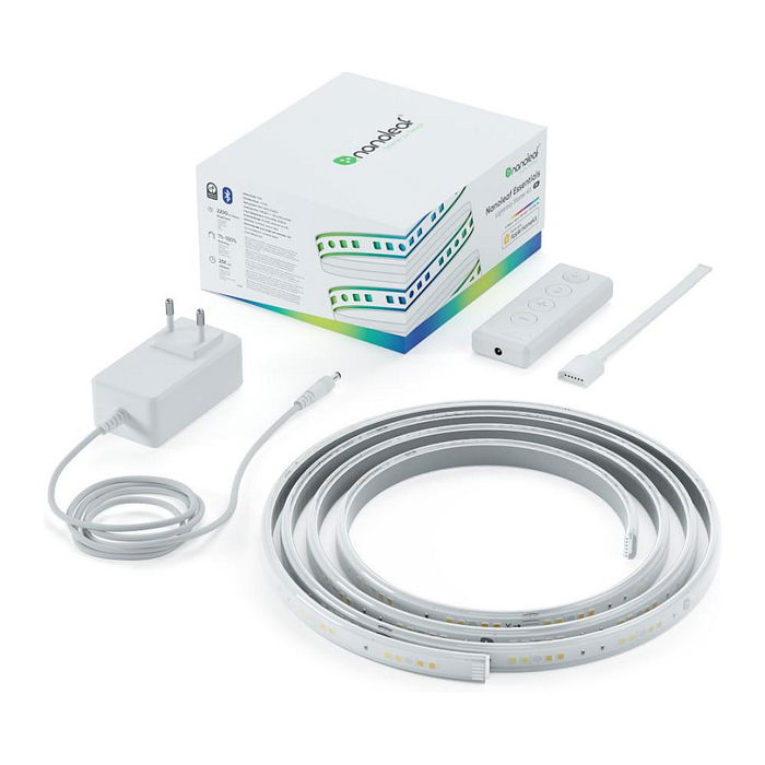 Nanoleaf Essentials Smart Light Strip Expansion - Tira de Luces LED Inteligente para Extender Kit - 1 Metro
