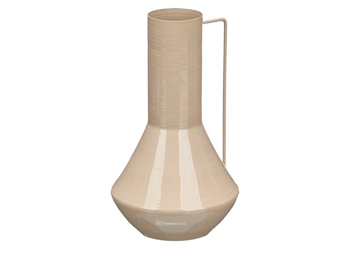 Giftdecor Jarron Conico 29 cm Marron Claro Metal (Hierro) Ancho 17 cm Alto 29 cm Largo 7 cm (Set de 6)