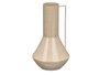 Giftdecor Jarron Conico 29 cm Marron Claro Metal (Hierro) Ancho 17 cm Alto 29 cm Largo 7 cm (Set de 6)