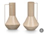Giftdecor Jarron Conico 29 cm Marron Claro Metal (Hierro) Ancho 17 cm Alto 29 cm Largo 7 cm (Set de 6)