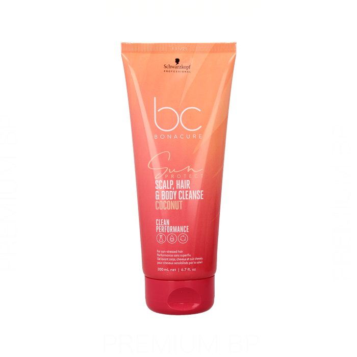 Schwarzkopf BC Sun Protect Scalp, Hair & Body Cleanse Coconut 200ml Schwarzkopf BC Sun Protect Scalp, Hair & Body Cleanse Coconut 200ml