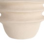 Macetero Crema Cerámica Decoración 35 X 35 X 30 cm