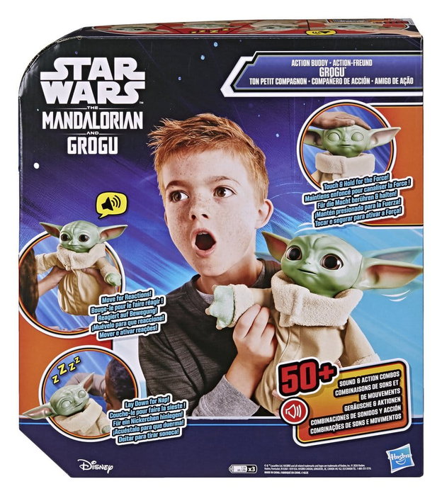 Hasbro Star Wars Grogu Compañero de acción de 25 cm Hasbro Star Wars Grogu Compañero de acción de 25 cm