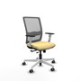 PIQUERAS Y CRESPO Silla de oficina Haches con mecanismo Sincro/Traslack Crema y Gris