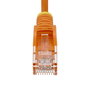 StarTech Cable Ethernet N6PAT250CMORS - 2.5 metros, Cat6 Slim, UTP, RJ45, Compatible con PoE++ 100W, 250MHz, Color Naranja