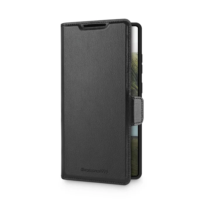 Dbramante1928 Funda Folio Oslo Pro para Samsung Galaxy S25 Ultra 17,3 cm (6.8") - Negro con Bolsillo para Tarjetas