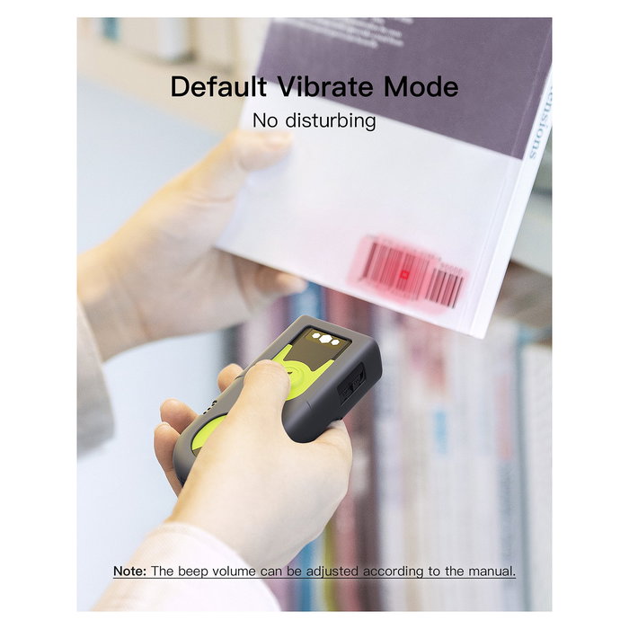 Inateck Lector de Códigos de Barras Portátil BCST-42 green, Escáner 2D CMOS, Conexión Inalámbrica y Alámbrica Bluetooth 5.0 Inateck Lector de Códigos de Barras Portátil BCST-42 green, Escáner 2D CMOS, Conexión Inalámbrica y Alámbrica Bluetooth 5.0