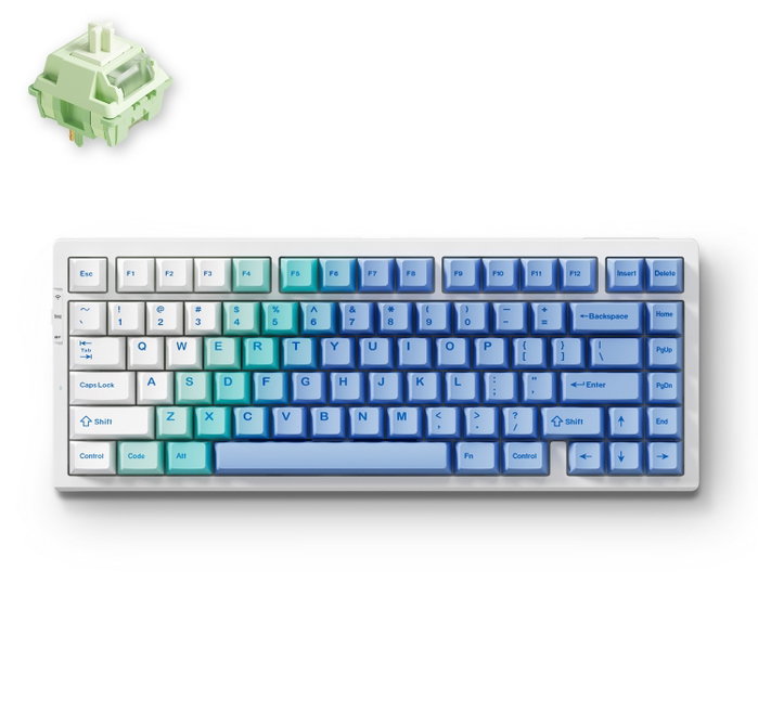Mchose G75-12A Teclado Gaming Mecánico Azul RGB
