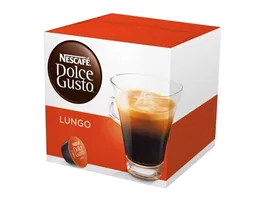 Dolce Gusto Cápsulas de Café Lungo Monodosis - Caja de 16 Unidades