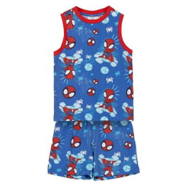 Cerdá Pijama Corto Single Jersey Spidey 2 Años Azul