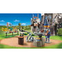 PLAYMOBIL 71447 Cumpleaños Caballero Medieval Novelmore, Figura de Acción con Regalos, Donuts y Accesorios para Niños +4 Años