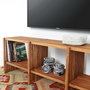 DKD Home Decor Mueble TV Teca 130x30x45 Natural