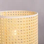 Shakhty Lámpara de Mesa SKD-T1009 Ratán Boho-Chic Elegante Natural Para Hogar o Negocio