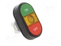 ABB Interruptor Doble 22mm Rojo/Verde MLB-1