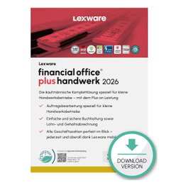 Lexware Financial Office Plus handwerk 2026 - 1 Dispositivo, ABO - ESD - Descarga