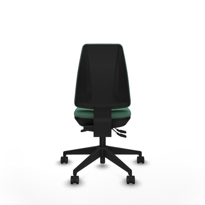 PIQUERAS Y CRESPO Silla de oficina Elche Verde esmeralda con mecanismo Asincro