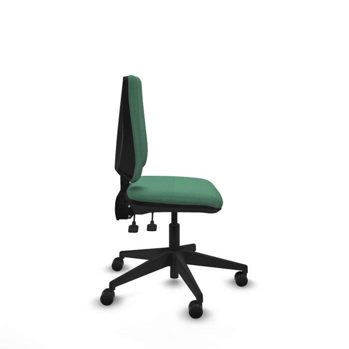PIQUERAS Y CRESPO Silla de oficina Elche Verde esmeralda con mecanismo Asincro