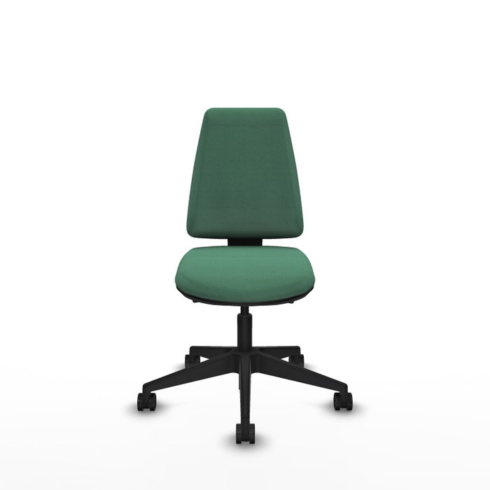 PIQUERAS Y CRESPO Silla de oficina Elche Verde esmeralda con mecanismo Asincro