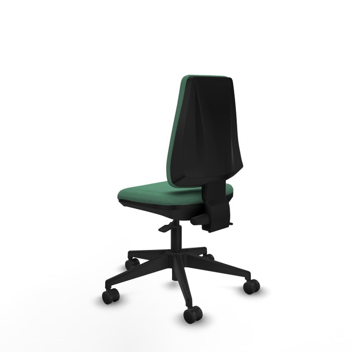 PIQUERAS Y CRESPO Silla de oficina Elche Verde esmeralda con mecanismo Asincro