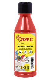 Jovi Pintura Plástica Jovidecor Acryl Bermellón, 250 mL